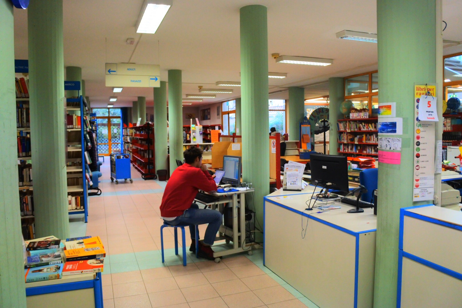 Biblioteca comunale di Riccione: il progetto di messa in sicurezza del patrimonio librario e di miglioramento del microclima