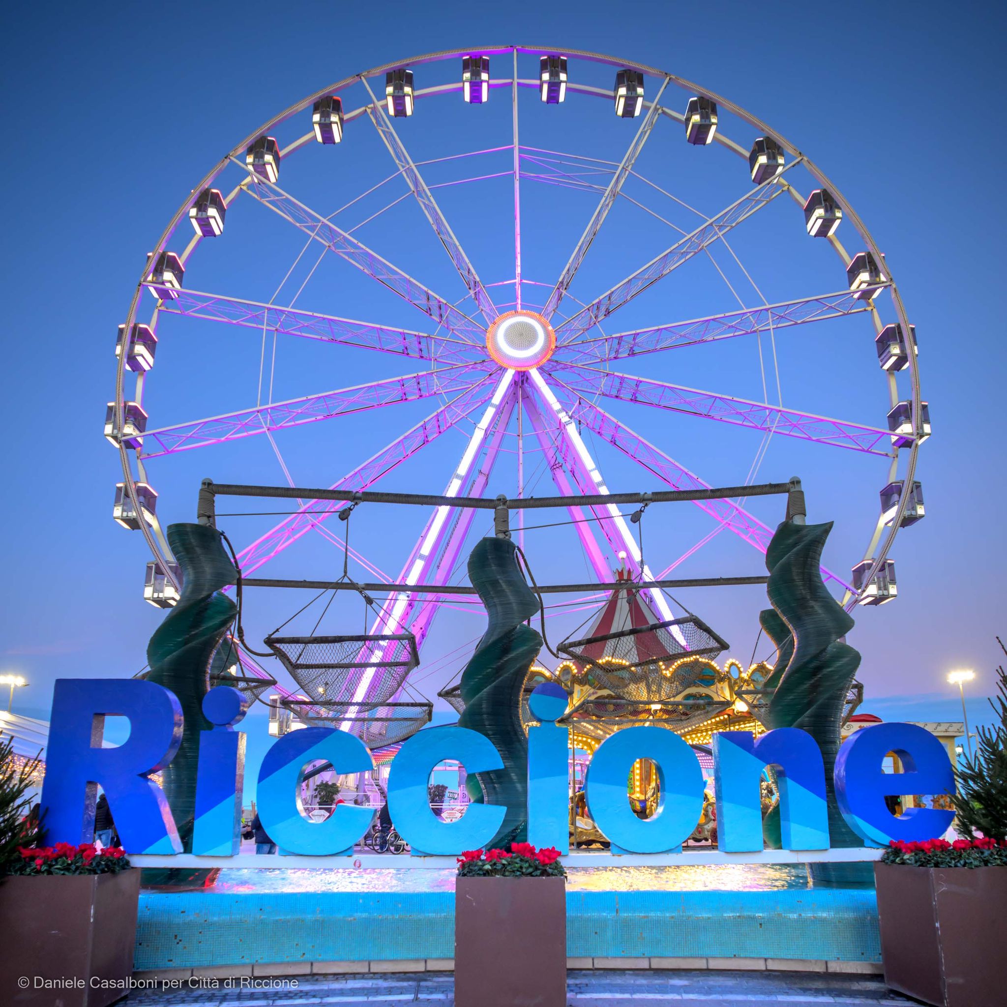 Riccione Christmas Sea - la grande ruota panoramica Riviera Christmas 