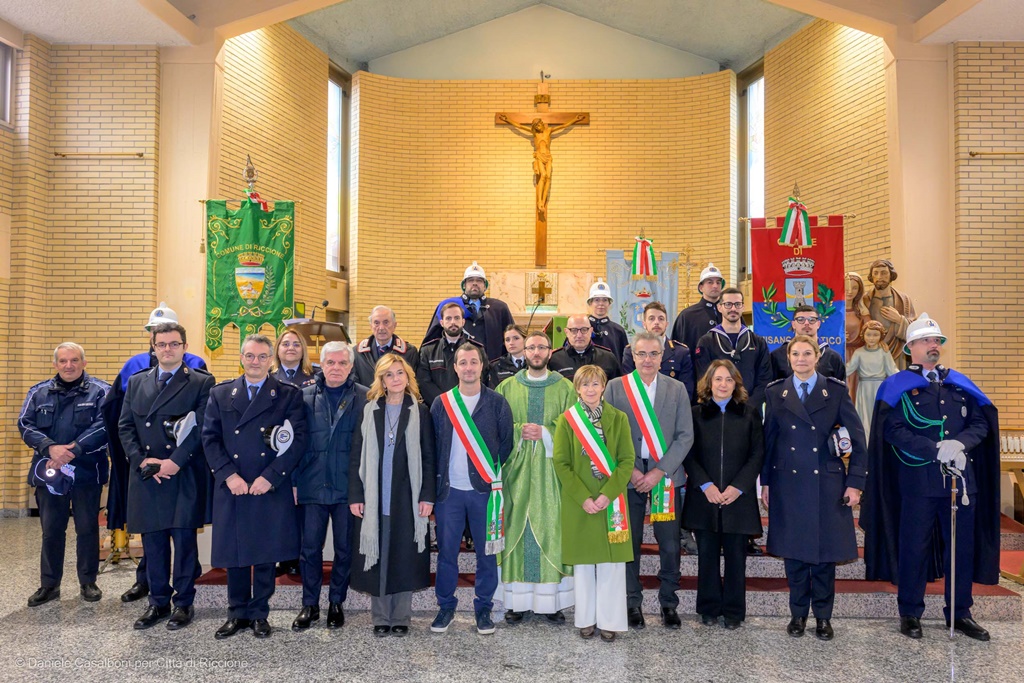 San Sebastiano: il Corpo intercomunale di polizia locale di Riccione, Misano Adriatico e Coriano celebra il suo Santo Patrono