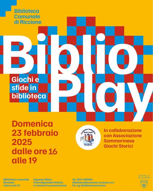 BiblioPlay. Giochi e sfide in Biblioteca!