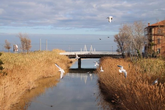 La foce del Marano a Riccione