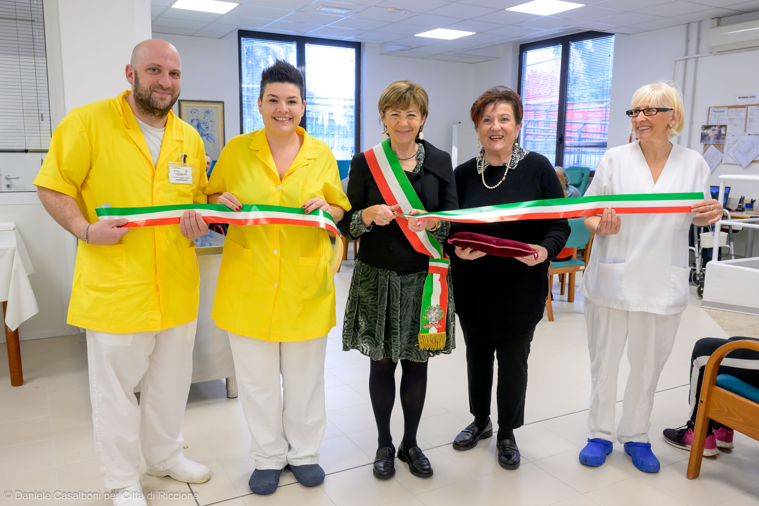 Inaugurato il nuovo Centro diurno alla residenza Felice Pullè