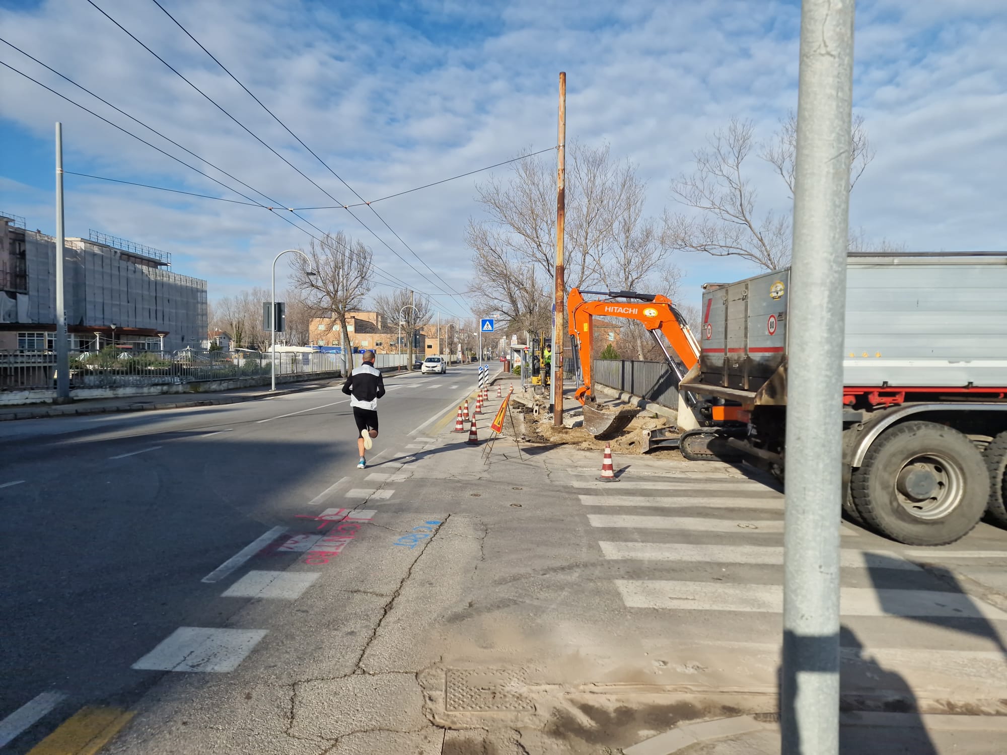 Viale D’Annunzio: entra nel vivo il cantiere al Marano per la realizzazione della rotatoria all’incrocio con viale Angeloni 